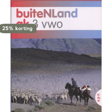 buiteNLand 3 vwo tekstboek 9789011100169 Teunis Blooothoofd, Verzenden, Teunis Blooothoofd
