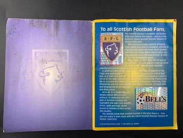1996/97 Panini Complete Sticker Album Scottish Premier, Verzamelen, Nieuw