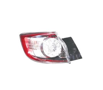 FEUX ARRIÈRE GAUCHE MAZDA 3 HATCHBACK 5P 09-13 LED BLANC ROU, Verzenden