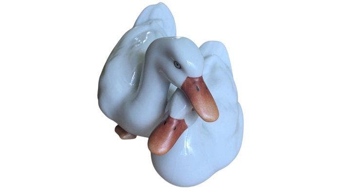 Herend - Figure - Gänsepaar - Porcelaine, Antiek en Kunst, Antiek | Glaswerk en Kristal