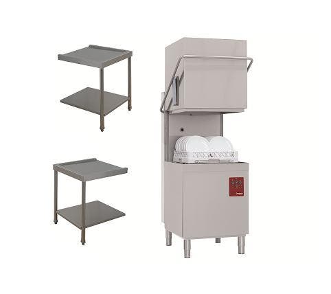 Horeca vaatwasser doorschuif  + in/uitlooptafel | 500x500mm, Zakelijke goederen, Horeca | Keukenapparatuur, Nieuw in verpakking