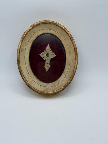 Croix - Os, Bois, Verre - 1950-1960, Antiquités & Art