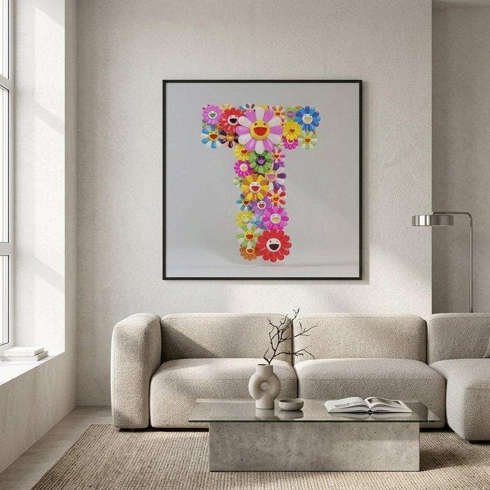 Cess - T for Takashi Murakami — The Artphabet, Antiquités & Art, Art | Objets design