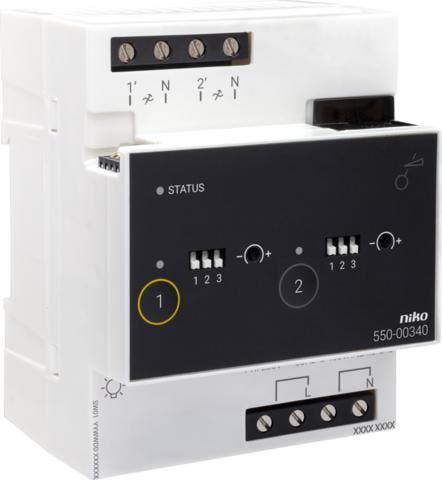 Niko Home Controle Dimactor Bus Systeem - 550-00340, Doe-het-zelf en Bouw, Elektriciteit en Kabels, Verzenden