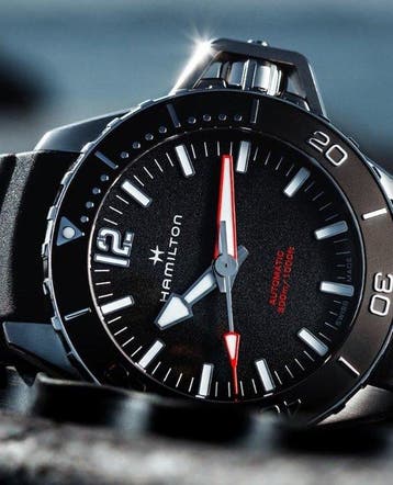 Hamilton - Khaki Navy Frogman - H77455330 Automatic - Homme