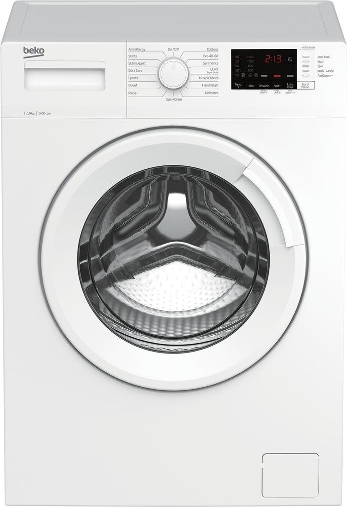 Beko WTK104121W - Wasmachine - 10 kg - 1400 tpm -, Elektronische apparatuur, Wasmachines, Ophalen of Verzenden