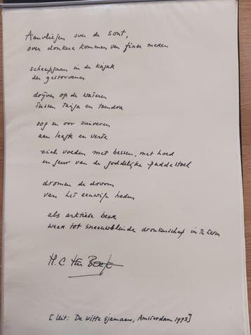 H.C. ten Berge, Louis Ferron, Ida Gerhardt, etc. -