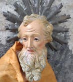 sculptuur, Pastore da presepe - 50 cm - terracotta en glas -, Antiek en Kunst