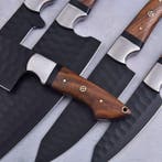 Keukenmes - Hout, D2 staal met poedercode. - Japan -