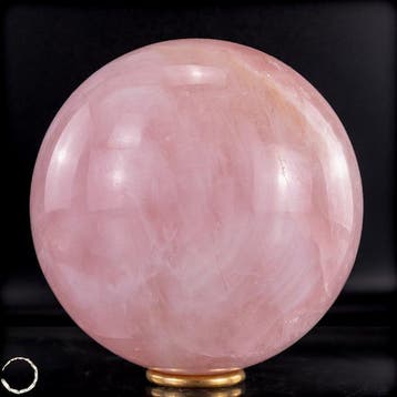 Elegante rozenkwartsbol uit Brazilië van uitzonderlijke