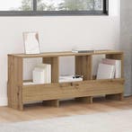 vidaXL Tijdschriftenrek Artisan Eiken 102 x 30 x 45 cm, Huis en Inrichting, Woonaccessoires | Krantenbakken en Lectuurbakken, Verzenden