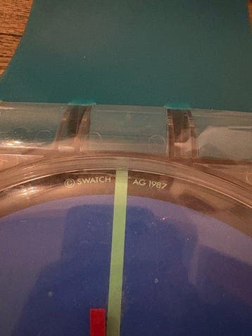 Reusachtige wandklok (Swatch) - Swatch - Modern Plastic -