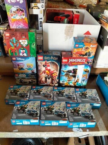 Lego Set - City, Harry Potter, Ninjago, Disney, Star Wars -, Nieuw