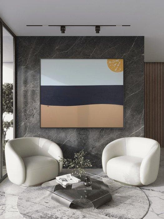 Enzo Affaticati - SUNNY BEACH . XXL, Antiek en Kunst, Kunst | Designobjecten