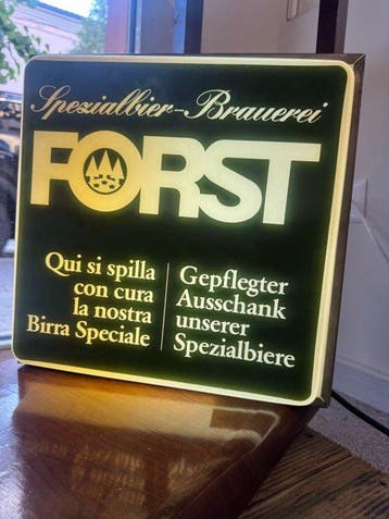 ENSEIGNE lumineuse publicitaire FORST - Caisson lumineux -