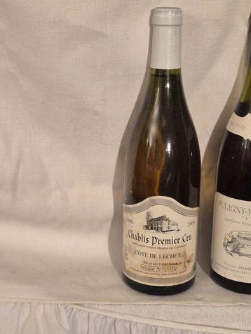 2000 Chablis 1° Cru Côte de Léchet 1993 Puligny Montrachet, Collections, Vins
