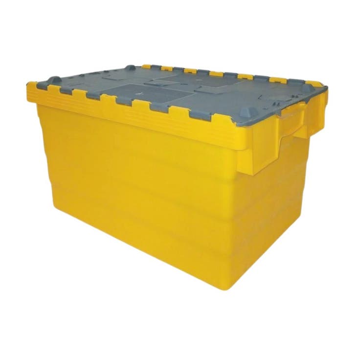 Distributiebak 600x400x320 mm euronorm geel grijs, Zakelijke goederen, Horeca | Overige, Ophalen of Verzenden