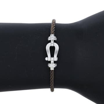 Fred - Armband - Force 10 - 18 karaat Witgoud