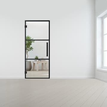 Steel look pendeldeur zonder kozijn, Verzenden