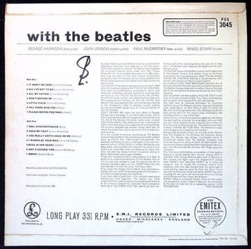 Beatles - With the Beatles - Album LP (article autonome) -, Nieuw in verpakking