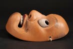 Noh masker - Kyogen-masker Kentoku (Dierlijke Geest) - hout