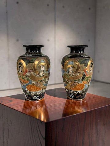 Vaas - Keramiek - Japan - Satsuma (Zonder minimumprijs), Antiquités & Art