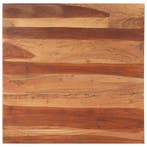 vidaXL Tafelblad 25-27 mm 80x80 cm massief acaciahout, Verzenden, Nieuw