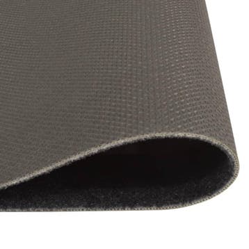 vidaXL Keukenmat wasbaar koffieprint 60x180 cm fluweel zwart, Verzenden, Nieuw
