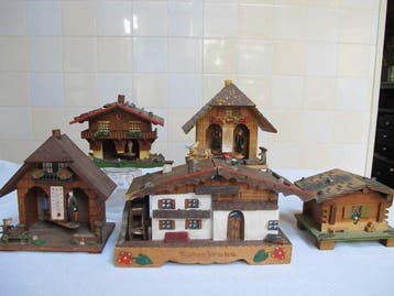 Toggili weerhuisjes en muziekdoosjes West-Germany 1950 -, Antiquités & Art