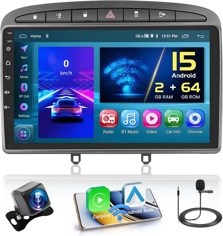 Android Autoradio Peugeot 308 - 61% KORTING - Retour deal, Autos : Divers, Autoradios, Envoi