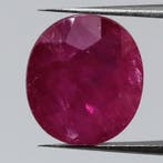 Rood Robijn - 3.32 ct - Instituto Gemólogico Español (IGE) -