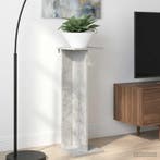 vidaXL Plantenstand 2 pcs Beton Grijs 25 x 25,5 x 80,5 cm, Tuin en Terras, Verzenden, Nieuw
