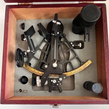 Sextant - Gegoten messing - Osaka Tamaya & Co. -