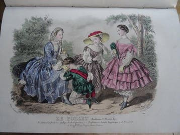 Album relié - Trésor des Demoiselles - 1854