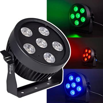 Citronic SilentPAR-180: 6 X 30W RGBWA+UV Stille PAR-can, Muziek en Instrumenten, Nieuw