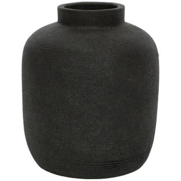 Bazar Bizar De Peaky Vaas - Zwart - L - Ongebruikt, Huis en Inrichting, Woonaccessoires | Vazen, Verzenden, Zwart, Aardewerk of Porselein
