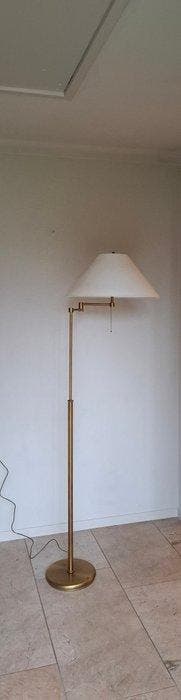 Swingarm vloerlamp - Messing - Zonder kap, Antiek en Kunst, Curiosa en Brocante