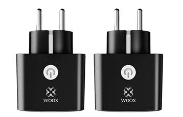 2dekans | Woox R6169 Wifi & Matter Smart Plug 2-pack – Zwart, Ophalen of Verzenden