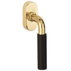 Draaikiepgarnituur Frankfurt ebben/Elegant messing ongelakt