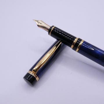 Pilot - Pilot Fountain Pen Grance Blue Marble Gold Trim, Nieuw