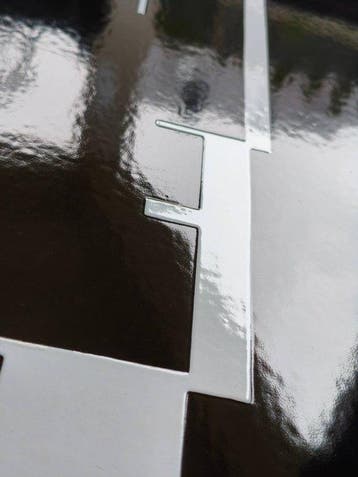 Bauhaus - enamel sign BAUHAUS black face Emailschild, Antiek en Kunst