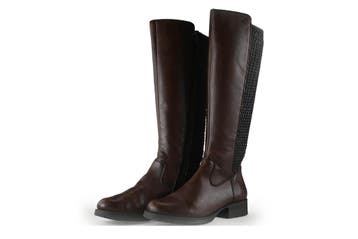 Rieker Laarzen in maat 38 Bruin, Kleding | Dames, Hoge laarzen, Bruin, Verzenden, Zo goed als nieuw