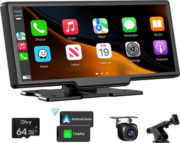 Carplay Scherm - Android & Apple - Achteruitrijcamera - Navi, Verzenden, Nieuw