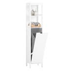 2dekans | SoBuy Badkamer Kolomkast - 2 Planken - 1 Wasmand -, Ophalen of Verzenden