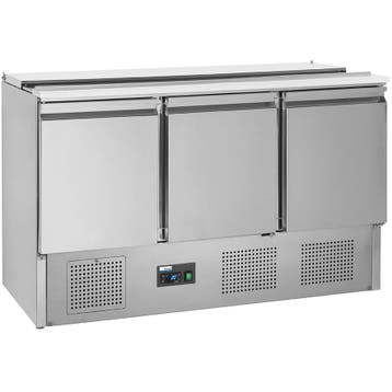 Saladette | COOL-LINE | 400L | 3 Deuren (1/1 GN) | Boven, Verzenden, Nieuw in verpakking