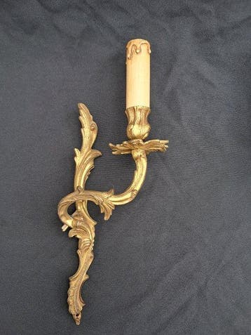 Wandkandelaar (2) - Brons - Franse wandkandelaren