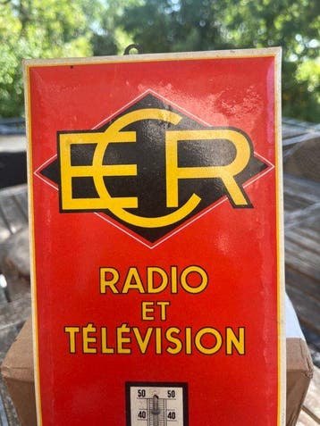 france thermometre - Glacoide publicitaire ECR 1950 - ECR -
