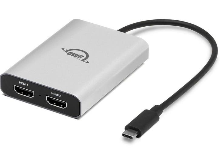 OWC USB-C naar Dual HDMI 4K Display Adapter - Geschikt voor, Informatique & Logiciels, Pc & Câble réseau, Envoi