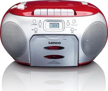Draagbare Radio CD speler - FM Radio - Rood - SCD-420RD - Le, Audio, Tv en Foto, Verzenden, Nieuw