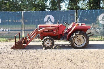 Veiling: Minitractor Shibaura SD2043 Diesel 20pk met voorlad, Ophalen